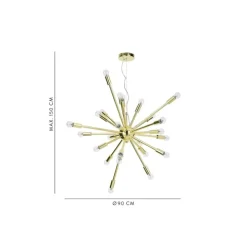 Lampara De Techo Grande Spike