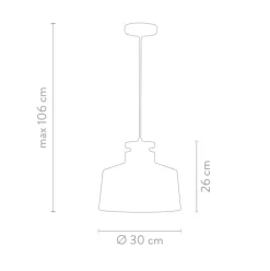 Lampara De Techo Malmo, Estilo Escandinavo