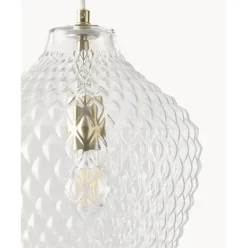 Lampara De Techo Pequena De Vidrio Lee