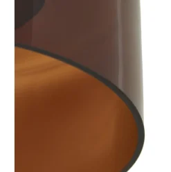 Lampara De Techo Pequena De Vidrio Flowy