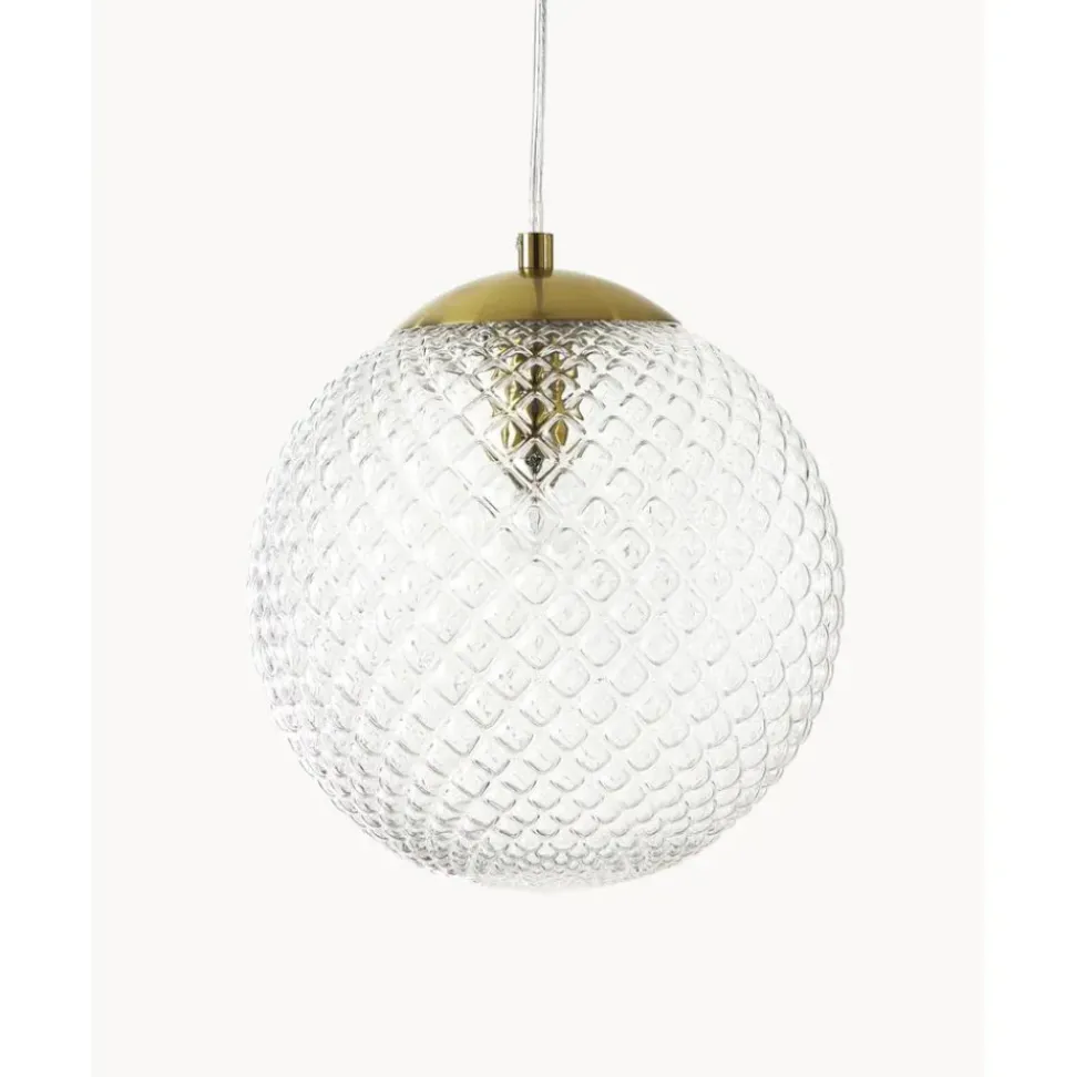 Lampara De Techo Pequena De Vidrio Lorna