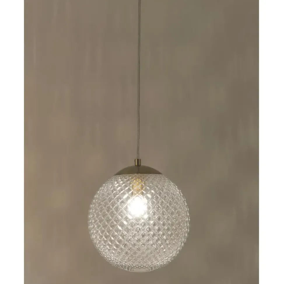 Lampara De Techo Pequena De Vidrio Lorna