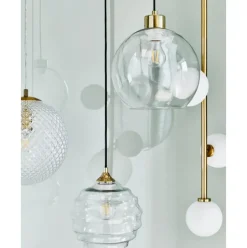 Lampara De Techo Pequena De Vidrio Irina