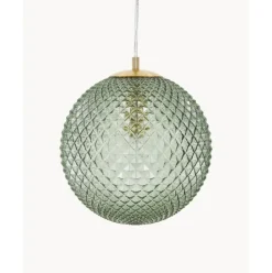 Lampara De Techo Pequena De Vidrio Lorna