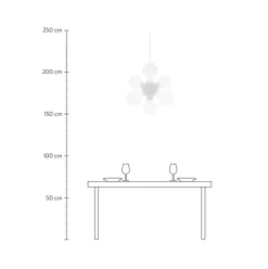 Lampara De Techo Regulable De Diseno Atomium