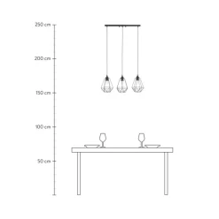 Lampara De Techo Wire