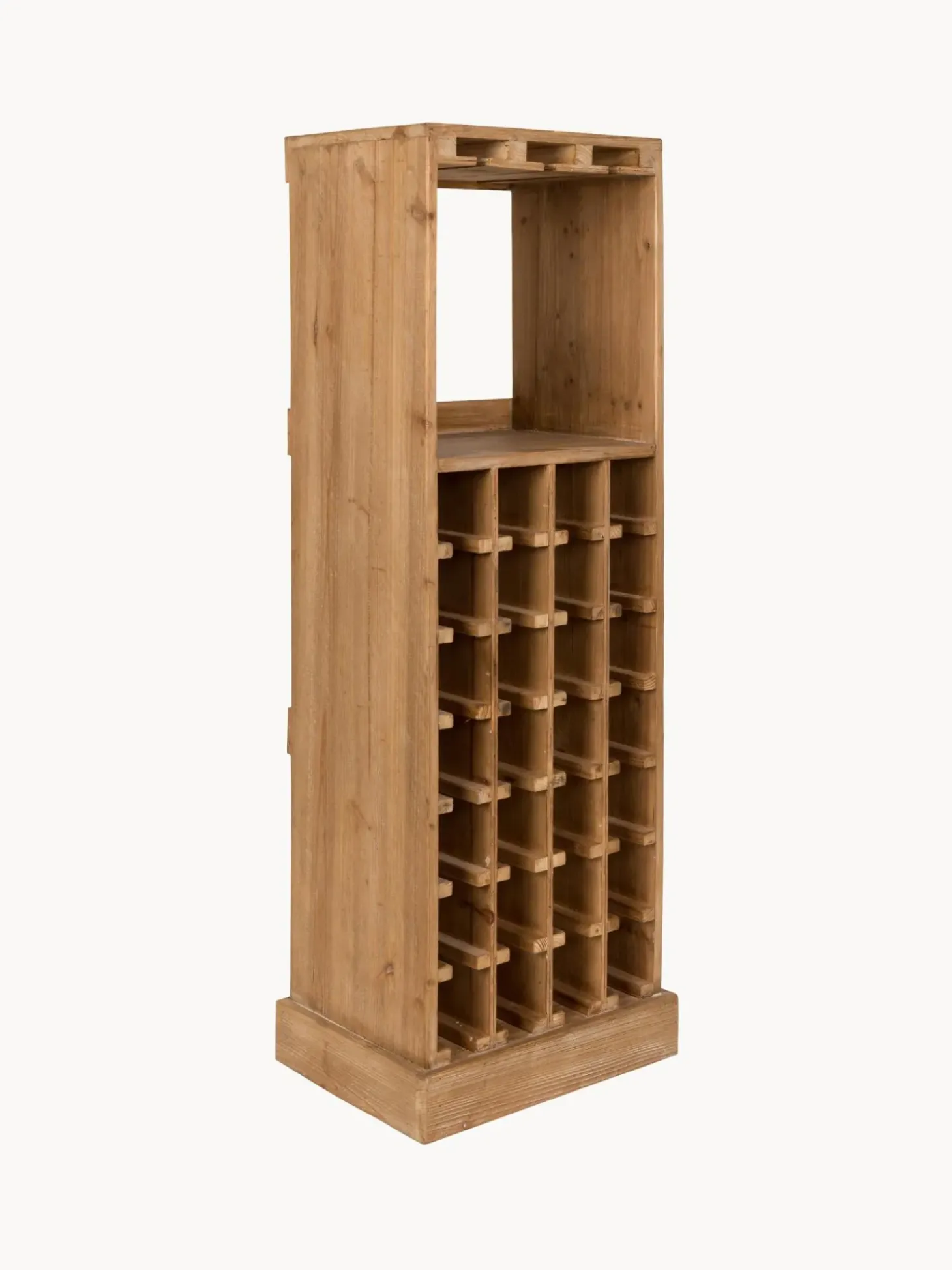 Licorera En Madera De Roble Claude, Para 28 Botellas
