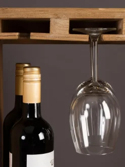 Licorera En Madera De Roble Claude, Para 28 Botellas