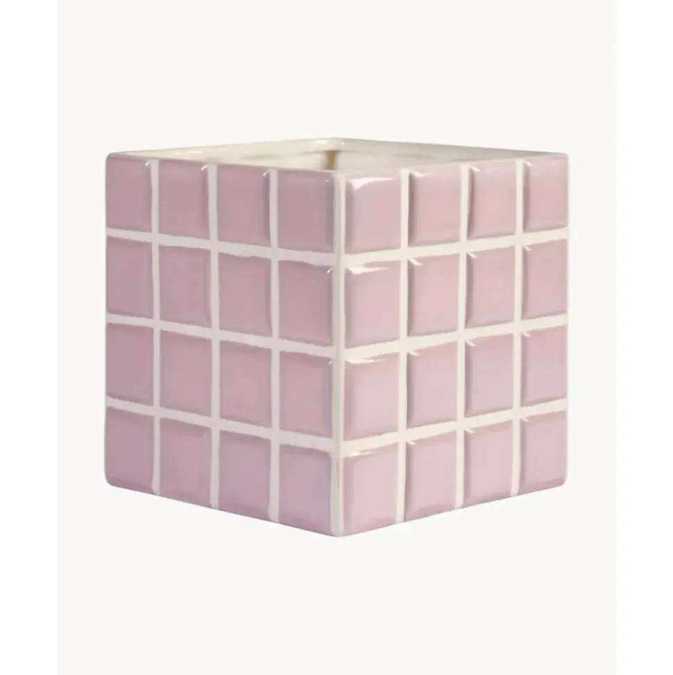 Macetero Pequena De Dolomita Tile