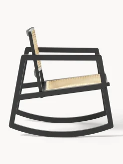 Mecedora De Madera De Fresno Con Tejido Vienes Craig