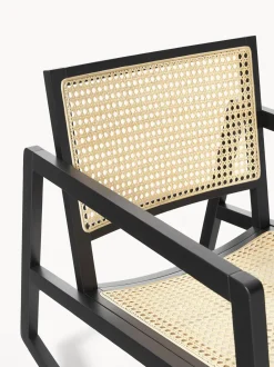 Mecedora De Madera De Fresno Con Tejido Vienes Craig