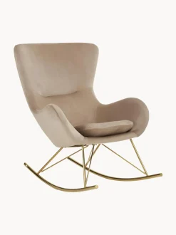 Mecedora De Terciopelo Wing