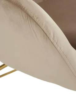 Mecedora De Terciopelo Wing