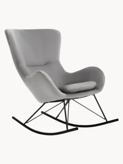 Mecedora De Terciopelo Wing