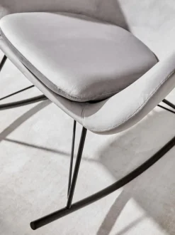 Mecedora De Terciopelo Wing