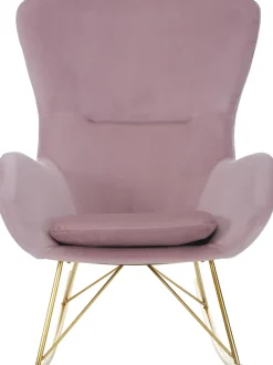 Mecedora De Terciopelo Wing