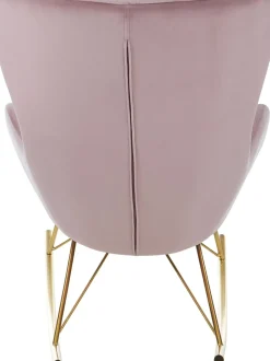 Mecedora De Terciopelo Wing
