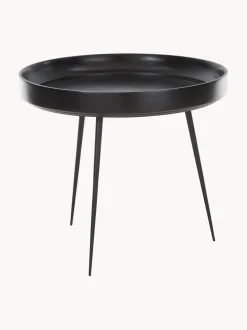 Mesa Auxiliar Bowl Table, Tablero De Madera De Mango