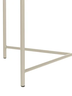 Mesa Auxiliar Con Bandeja Redonda De Metal Sangro