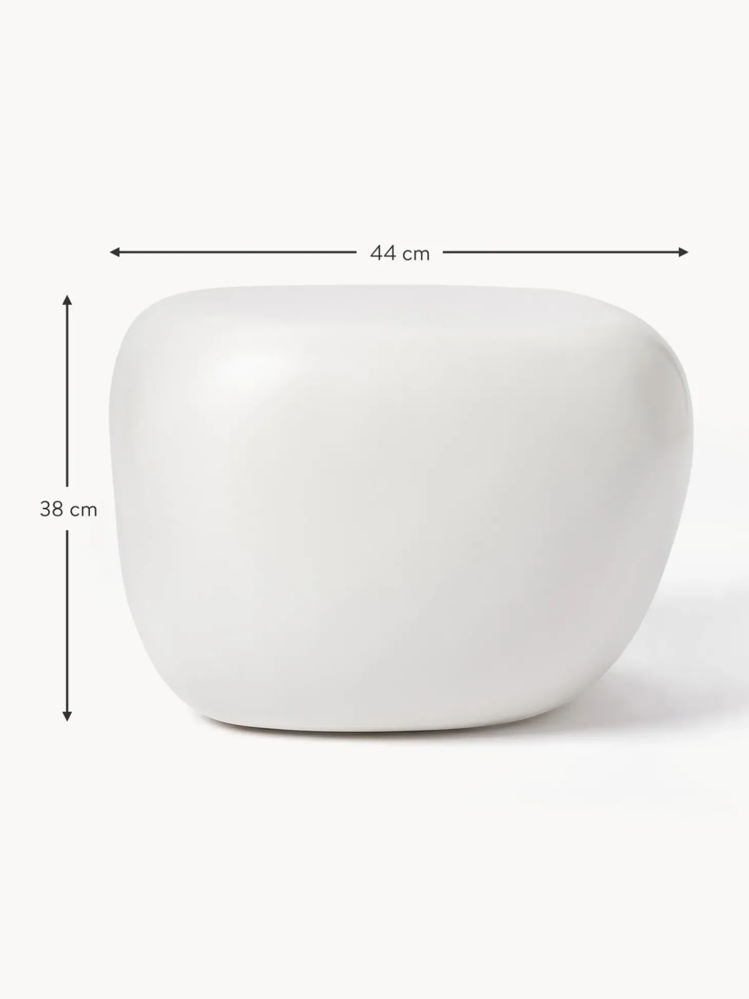 Mesa Auxiliar Con Forma Organica Pietra