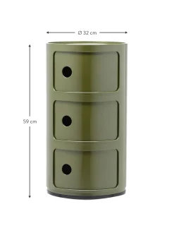 Mesa Auxiliar De Diseno Componibili, 3 Modulos