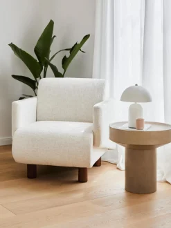 Mesa Auxiliar De Madera Benno