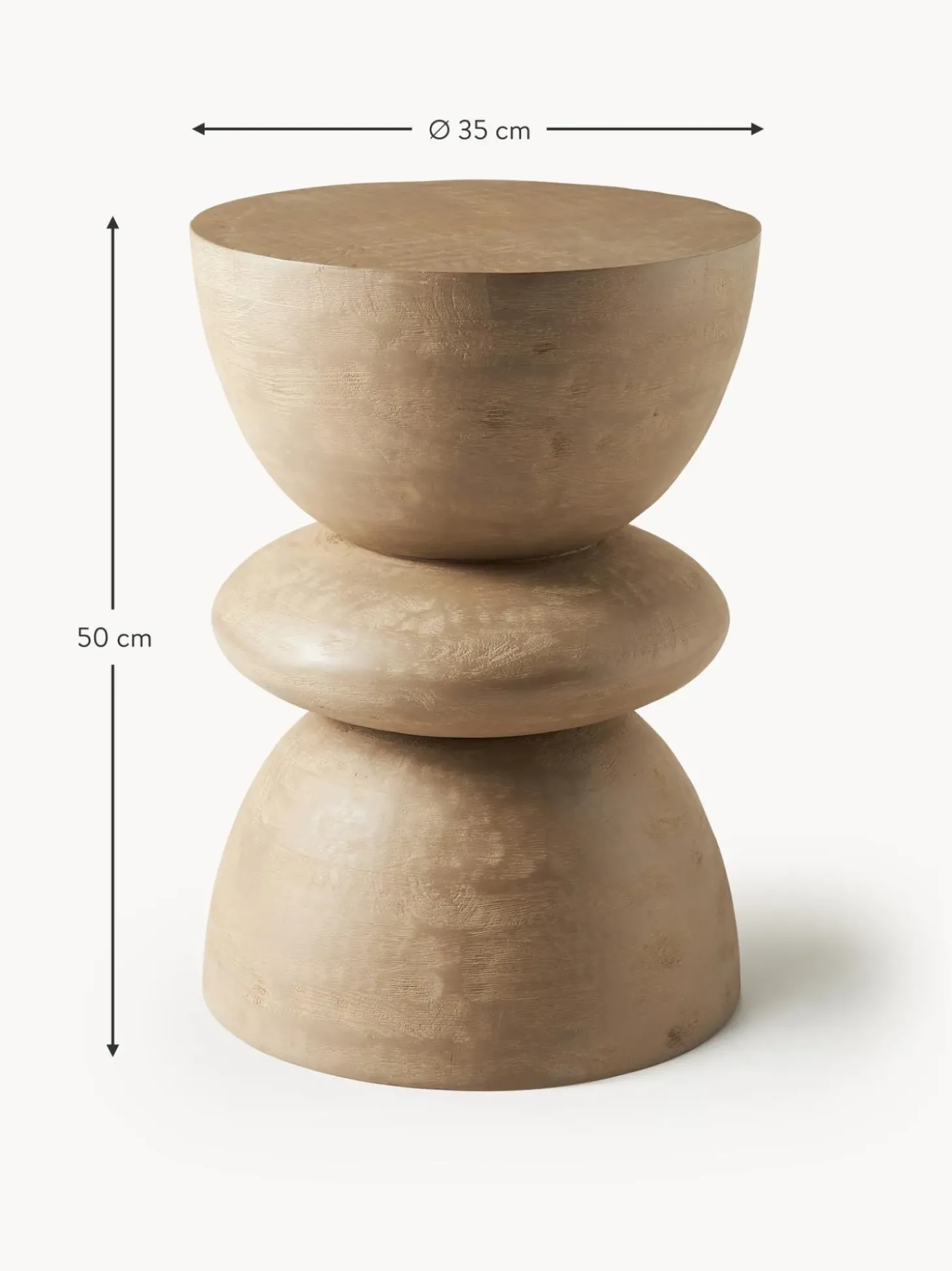 Mesa Auxiliar De Madera Benno