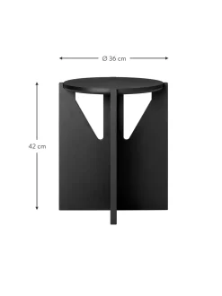 Mesa Auxiliar De Madera De Roble Future