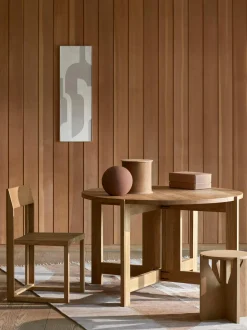 Mesa Auxiliar De Madera De Roble Future