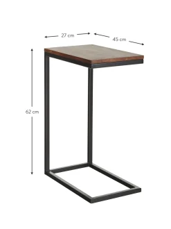 Mesa Auxiliar De Madera De Acacia Celow