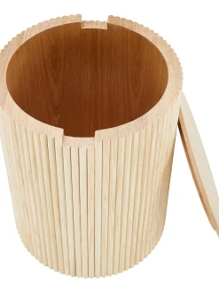 Mesa Auxiliar De Madera Nele, Con Funcion De Almacenamiento