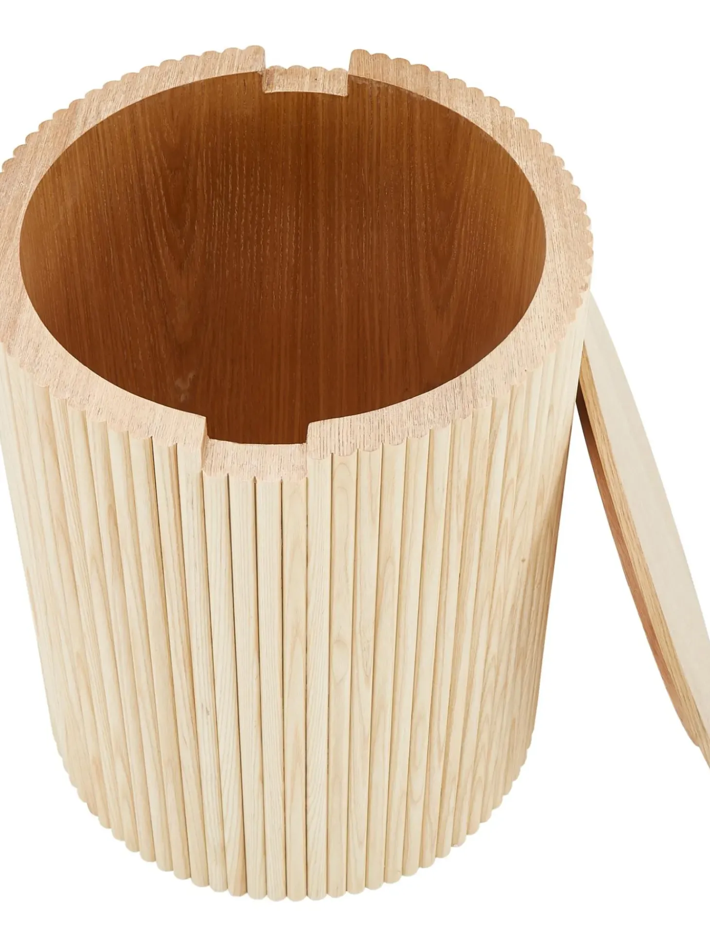 Mesa Auxiliar De Madera Nele, Con Funcion De Almacenamiento