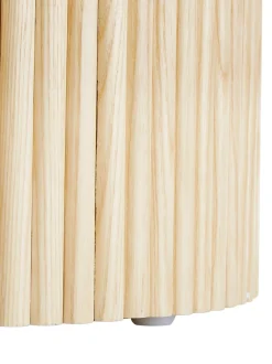 Mesa Auxiliar De Madera Nele, Con Funcion De Almacenamiento