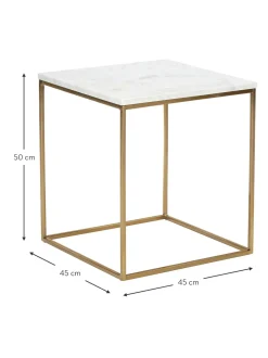 Mesa Auxiliar De Marmol Alys