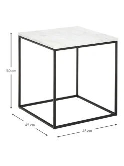 Mesa Auxiliar De Marmol Alys