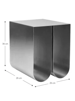 Mesa Auxiliar De Metal Curved