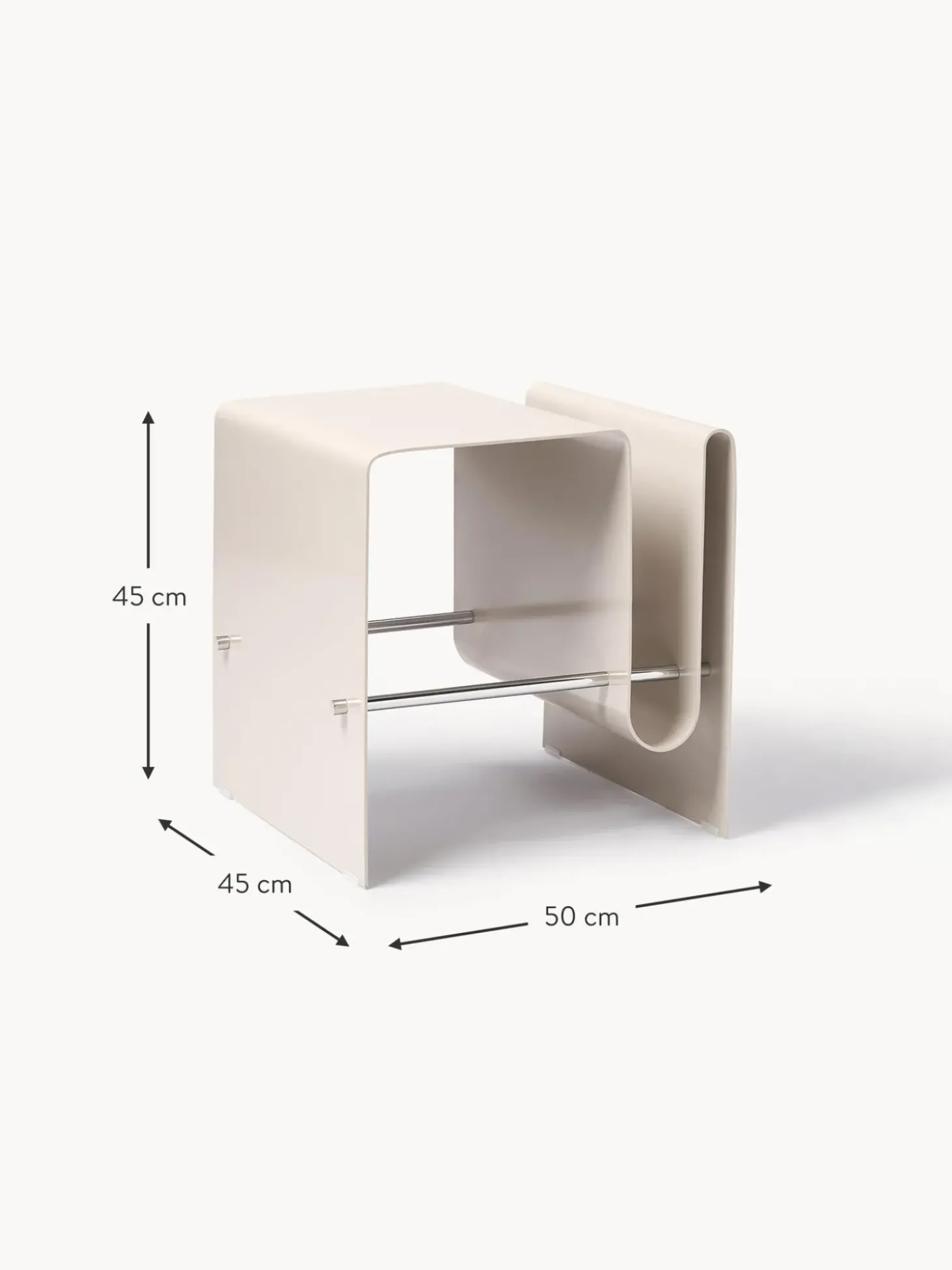 Mesa Auxiliar De Metal Julia