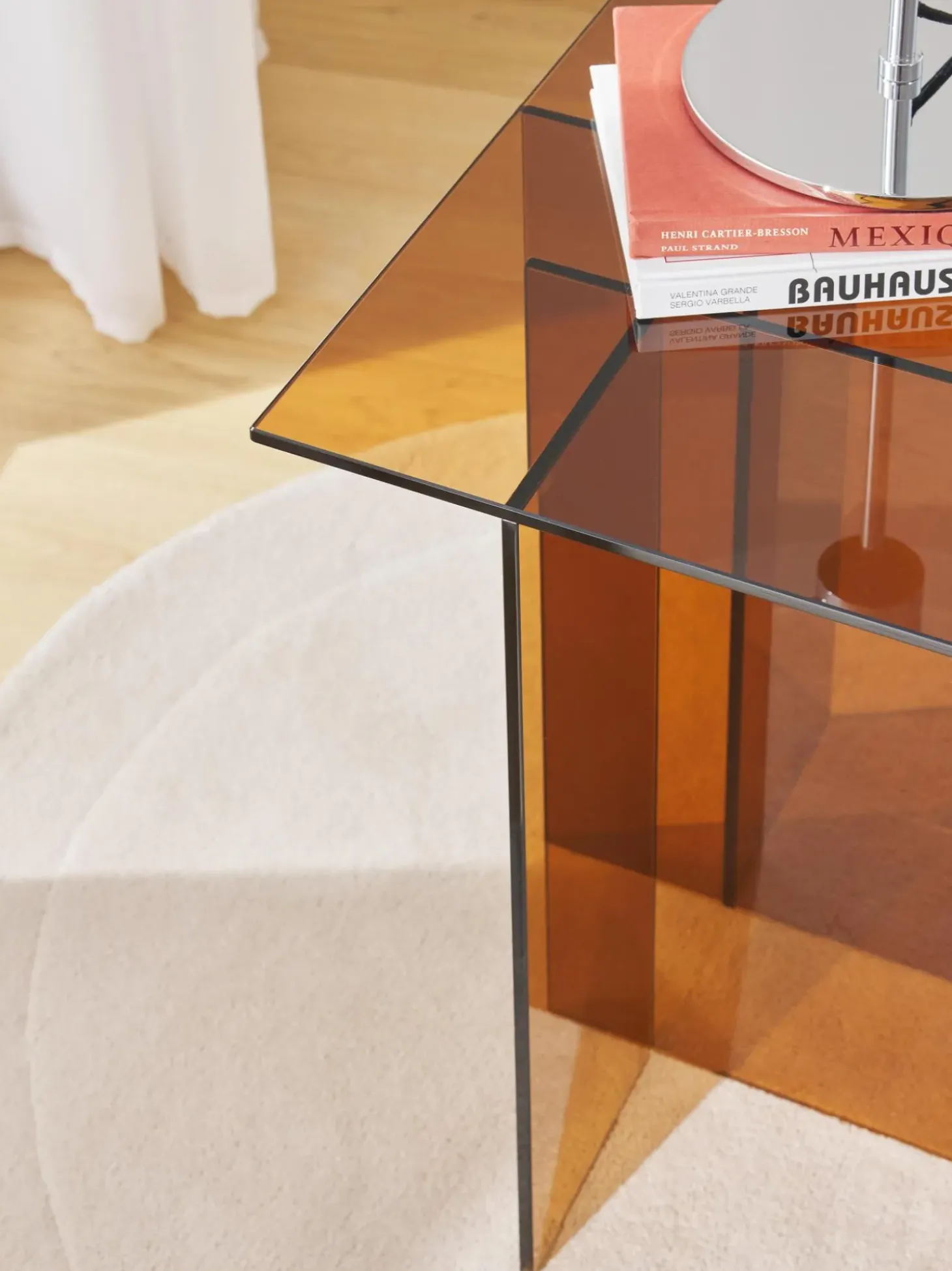 Mesa Auxiliar De Vidrio Anouk