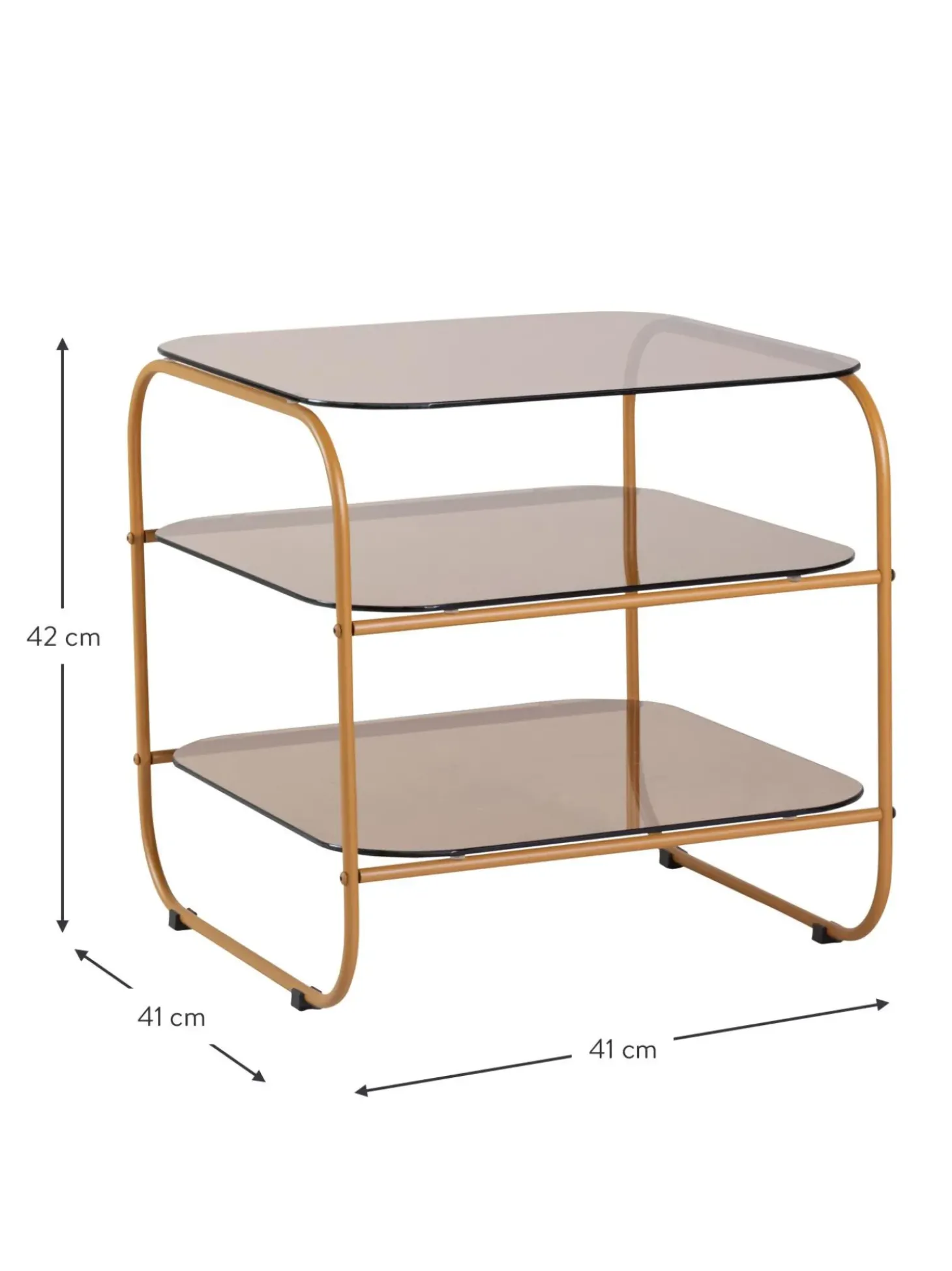 Mesa Auxiliar De Vidrio Echo