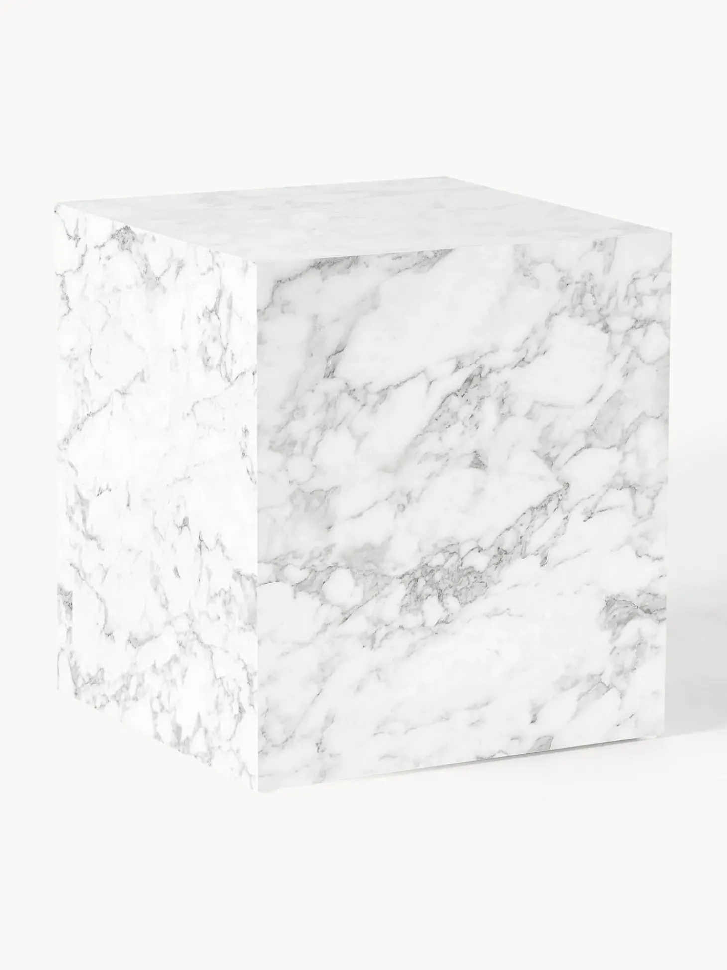 Mesa Auxiliar En Look Marmol Lesley