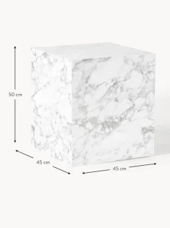 Mesa Auxiliar En Look Marmol Lesley