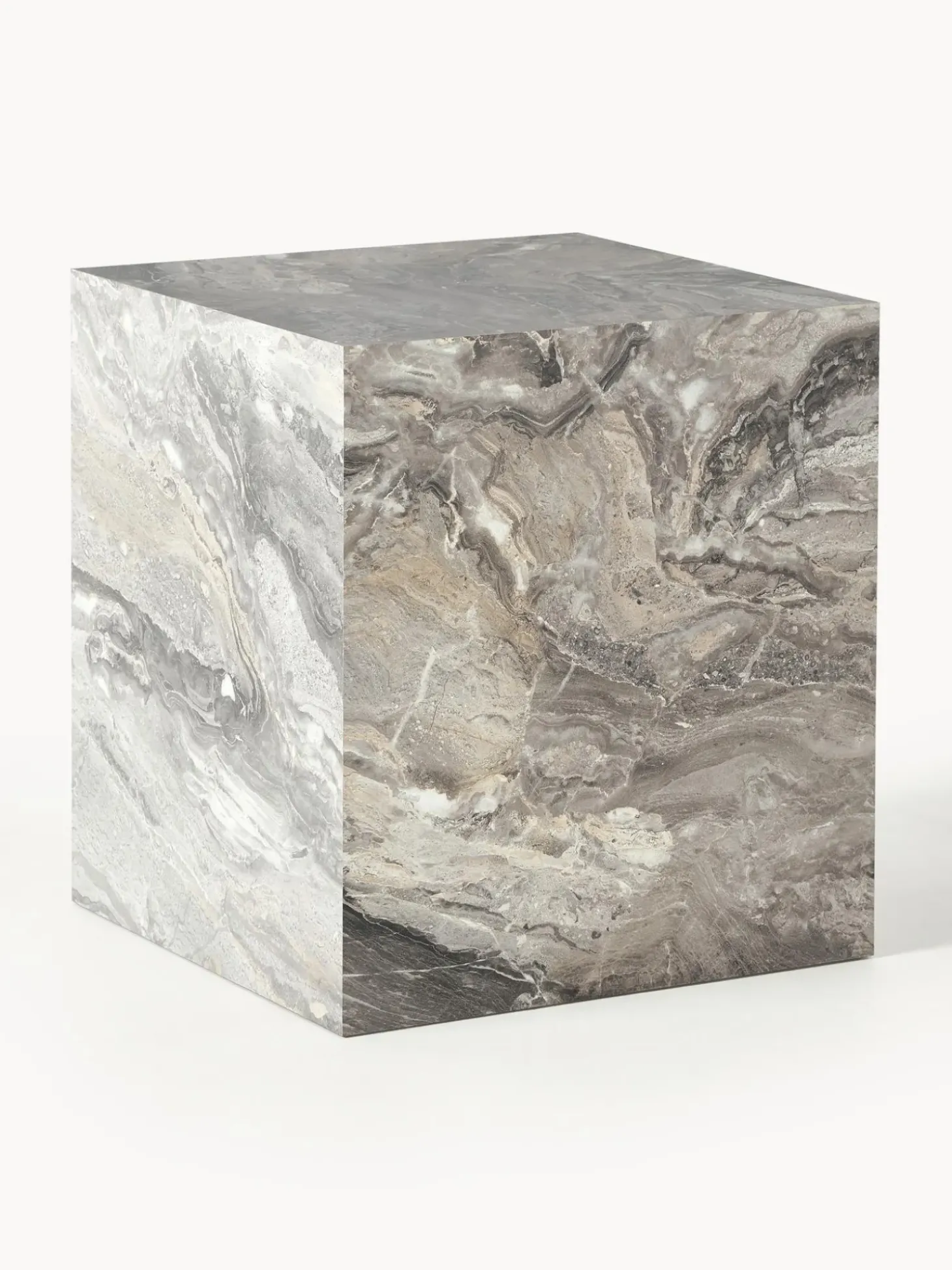 Mesa Auxiliar En Look Marmol Lesley