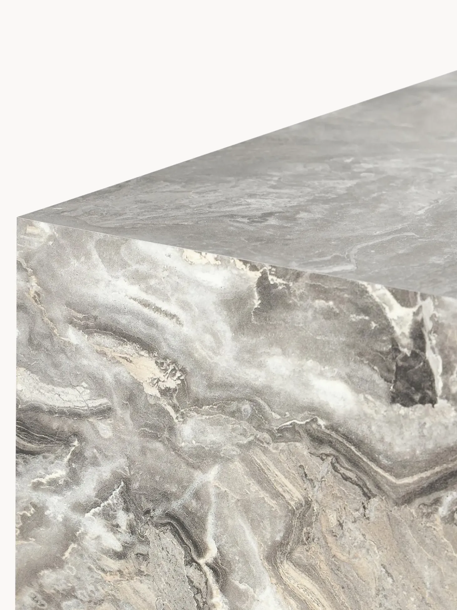 Mesa Auxiliar En Look Marmol Lesley