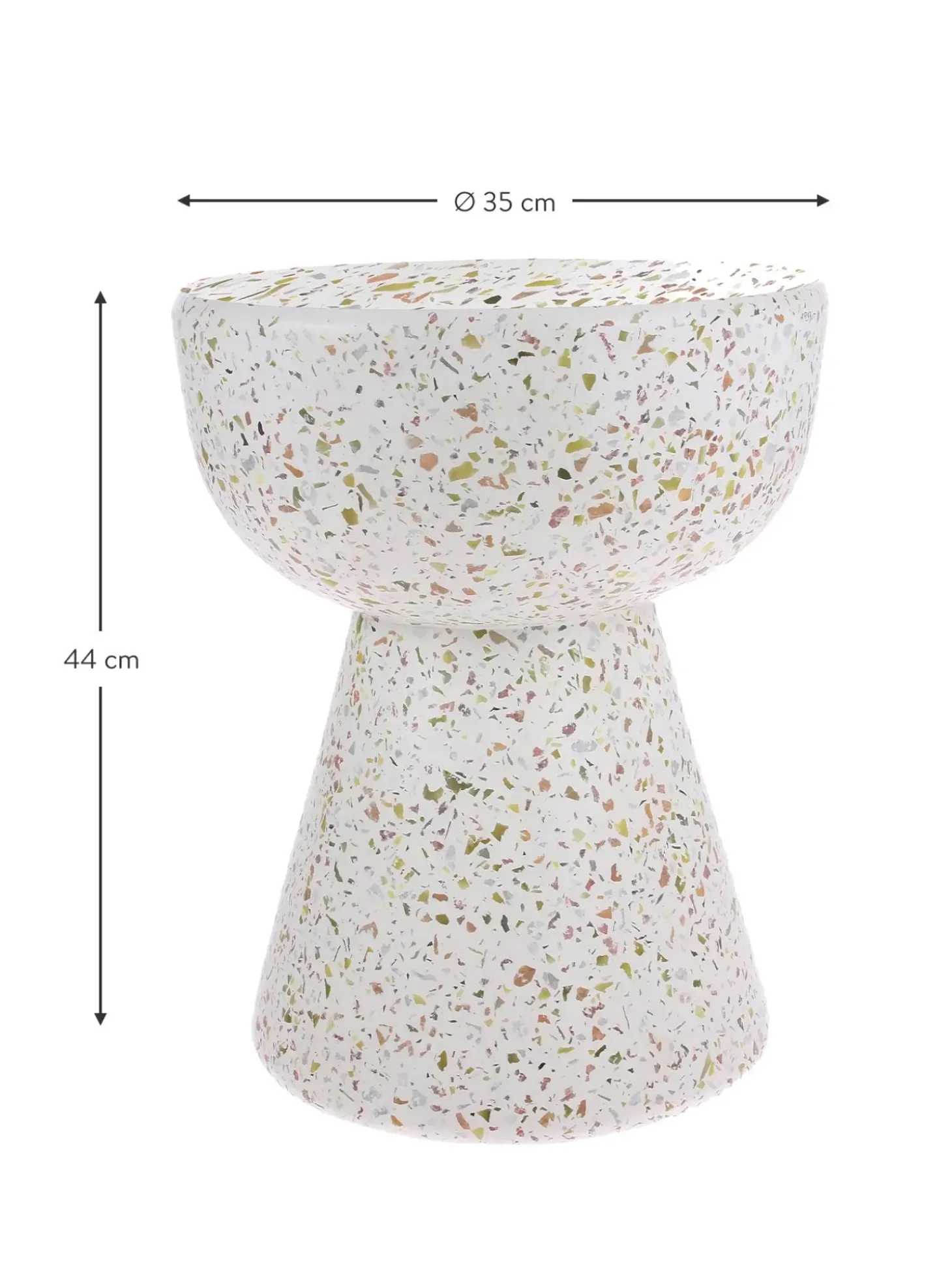 Mesa Auxiliar En Terrazo Lars