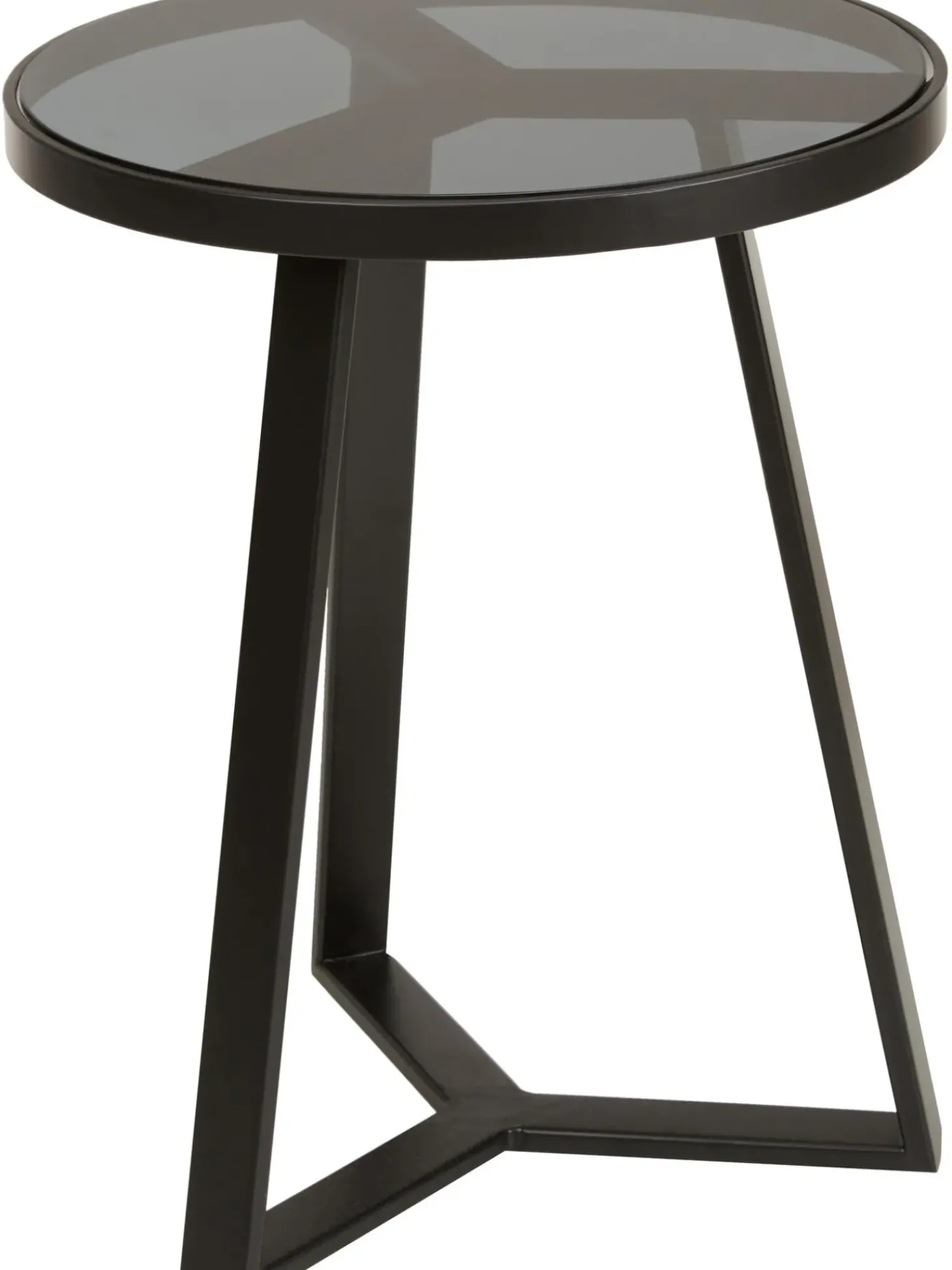 Mesa Auxiliar Fortunata, Tablero De Vidrio