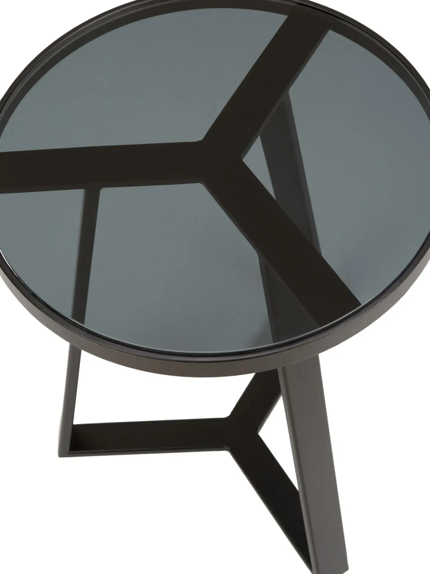 Mesa Auxiliar Fortunata, Tablero De Vidrio