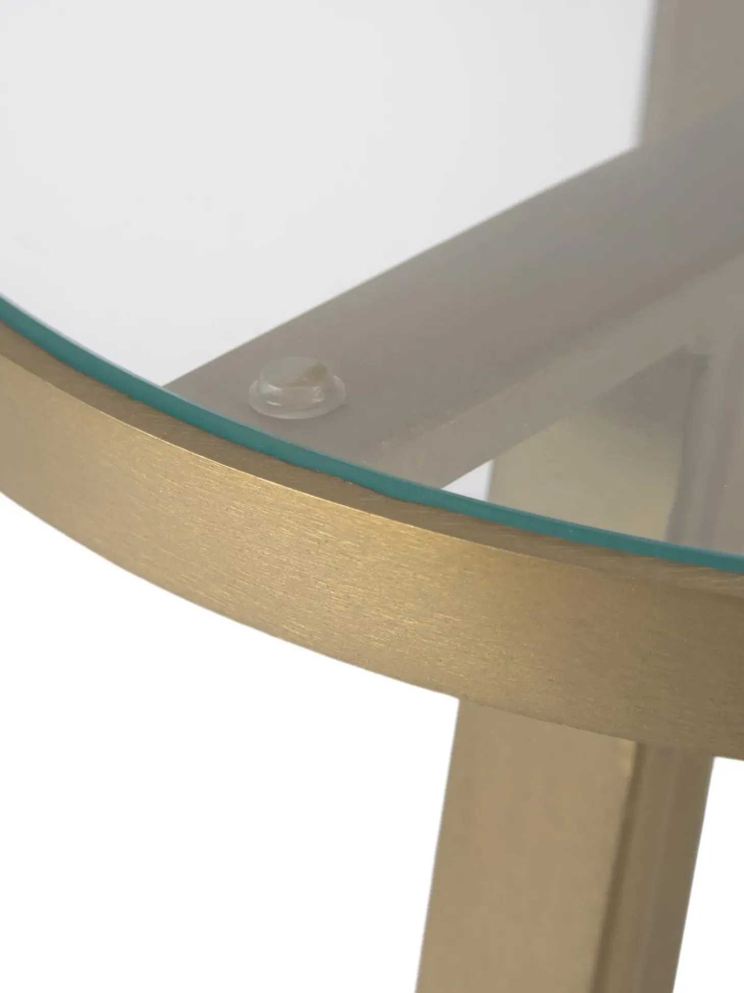 Mesa Auxiliar Fortunata, Tablero De Vidrio