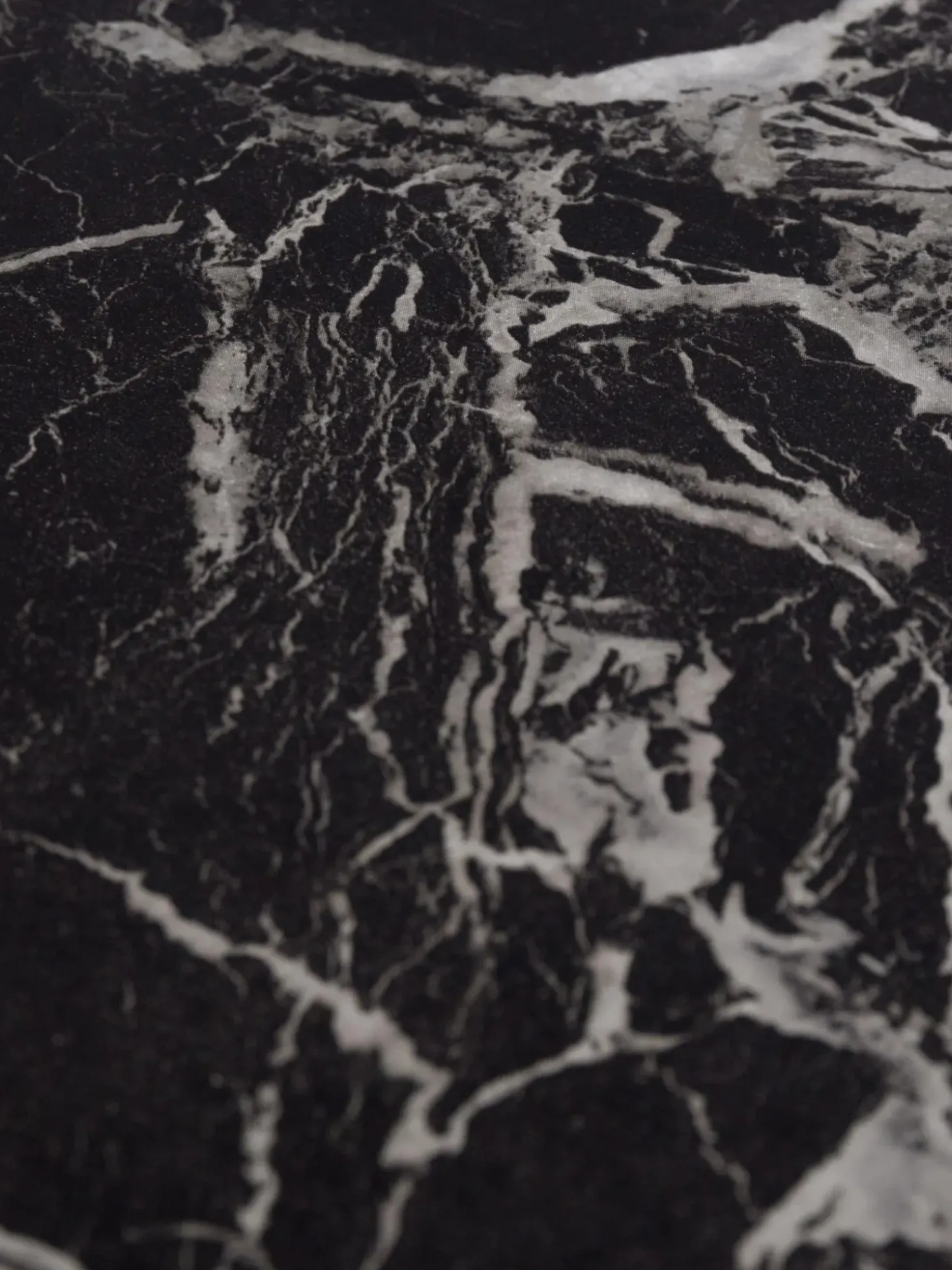 Mesa Auxiliar Plegable Cupid, Tablero De Cristal En Aspecto Marmol