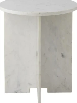 Mesa Auxiliar Redonda De Marmol Jasmina