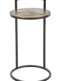 Mesa Auxiliar Redonda De Metal Circle